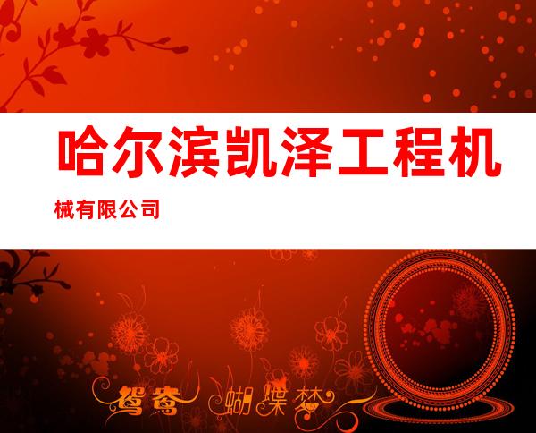 哈尔滨凯泽工程机械有限公司